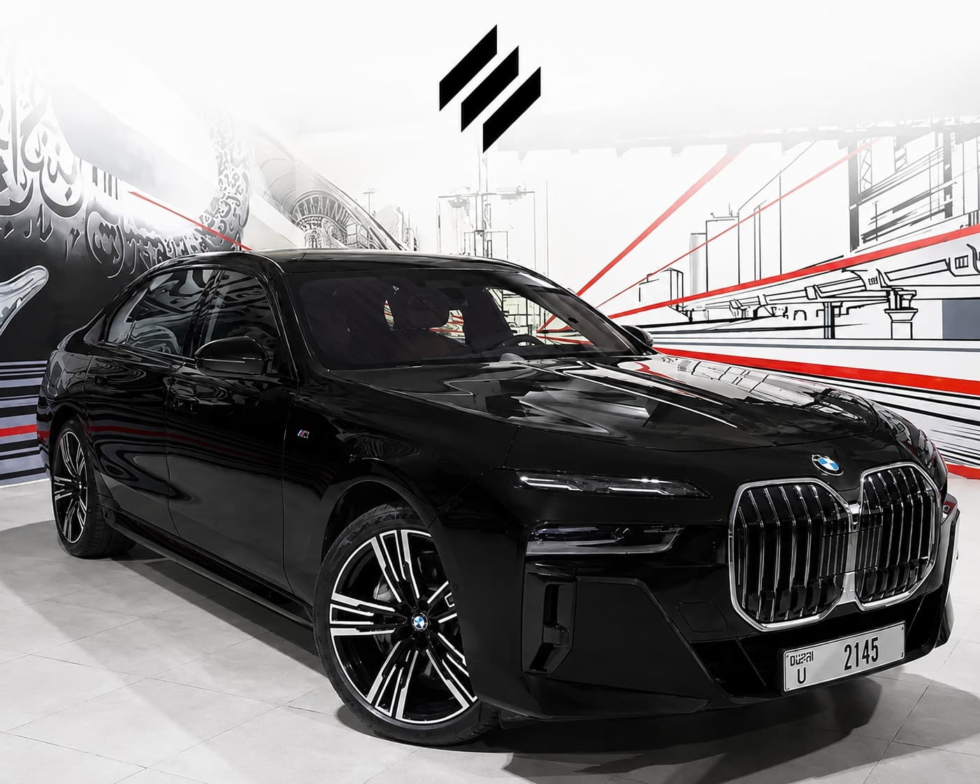 BMW 735i with chauffeur in Dubai — photo 1